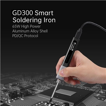 אישור GVDA CE FCC ROSH של מלחם אלקטרוני נייד GD300 זמין