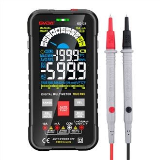 טווח אוטומטי של מולטימטר דיגיטלי אמיתי של RMS